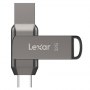Lexar | 2-in-1 Flash Drive | JumpDrive Dual Drive D400 | 32 GB | USB 3.1 | Grey - 3